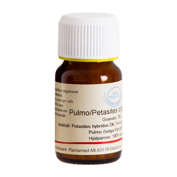 Pulmo/Petasites organocomp globuli 30 g